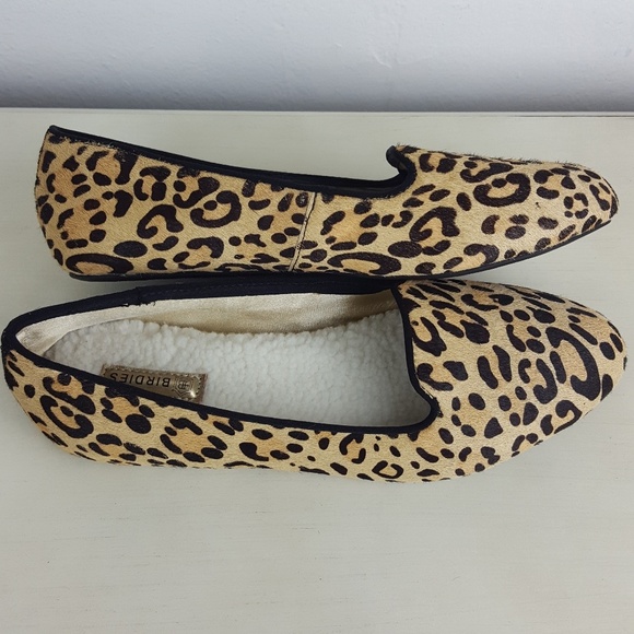 Birdies Shoes Birdies Leopard Print Faux Fur Poshmark